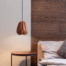 Suspension design LED en résine colorée style Hang