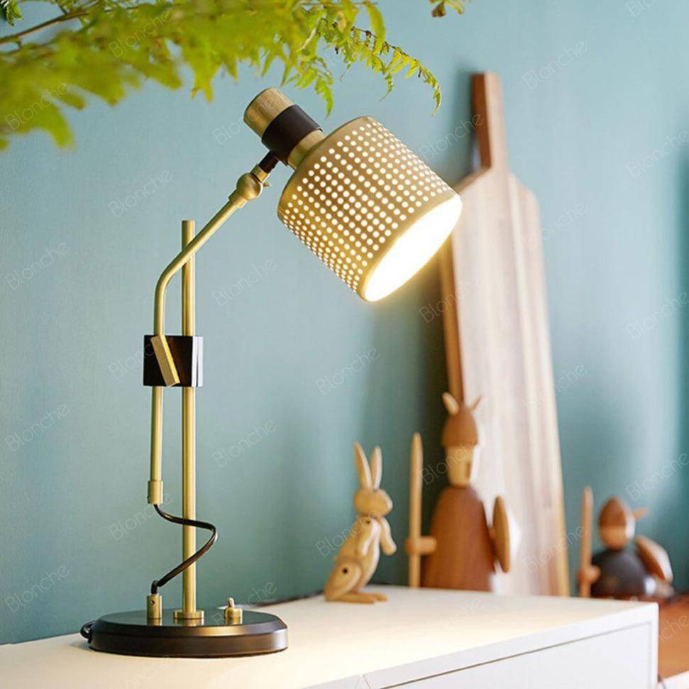 Lampe de bureau design LED pivotable style industriel - vue 6 sur 10