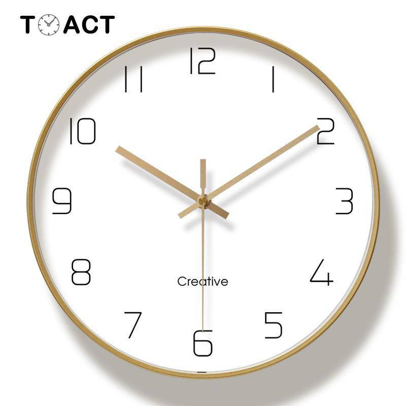 Horloge murale ronde avec chiffres 30cm Paro - vue 6 sur 7
