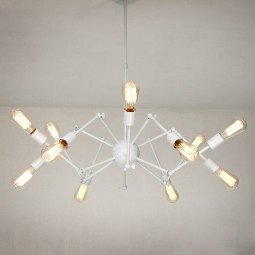 Lustre design en métal avec bras articulés ajustables Spike - vue 5 sur 6