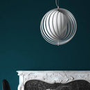 Suspension design LED avec abat-jour sphérique style Loft