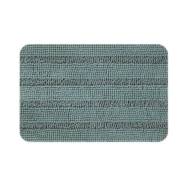 Tapis de bain rectangulaire coloré en microfibres Absory - vue 8 sur 12