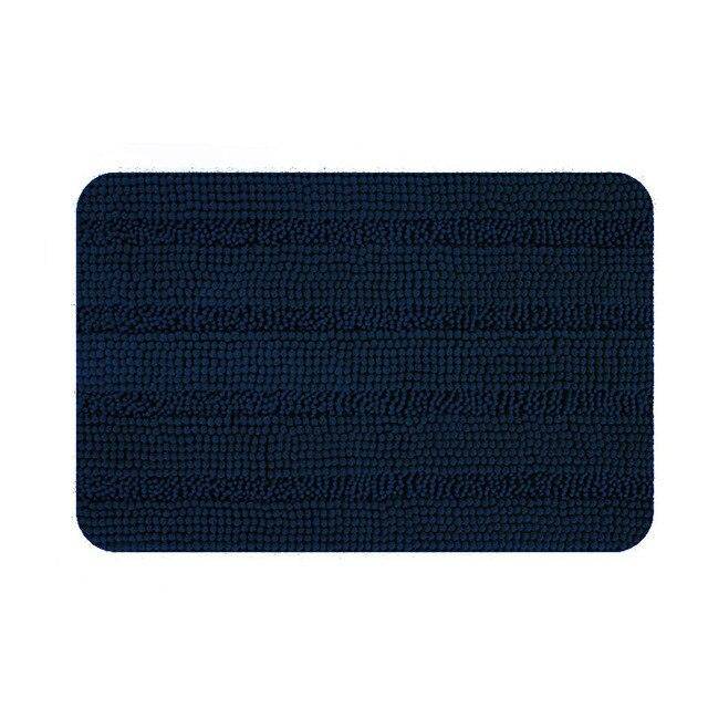 Tapis de bain rectangulaire coloré en microfibres Absory - vue 9 sur 12