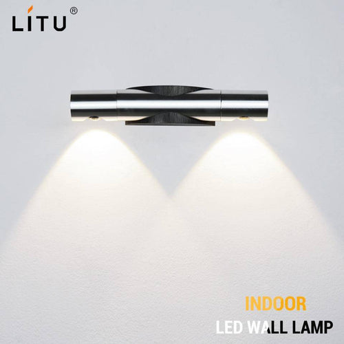 Applique LED chromé Sconce
