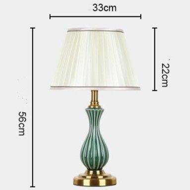 Lampe à poser en céramique LED avec abat-jour de plusieurs formes style Japonais - vue 4 sur 6