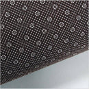 Tapis rectangle avec carrés aux tons marrons