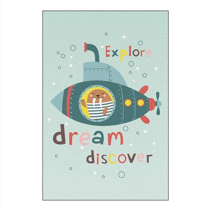 Tapis rectangle pour enfant dessin animé Cartoo - vue 6 sur 5
