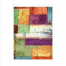 Tapis rectangle coloré Mosaic