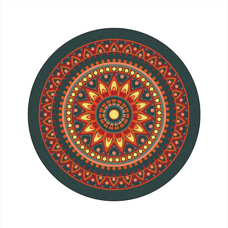 Tapis rond aux motifs Mandala - vue 6 sur 5
