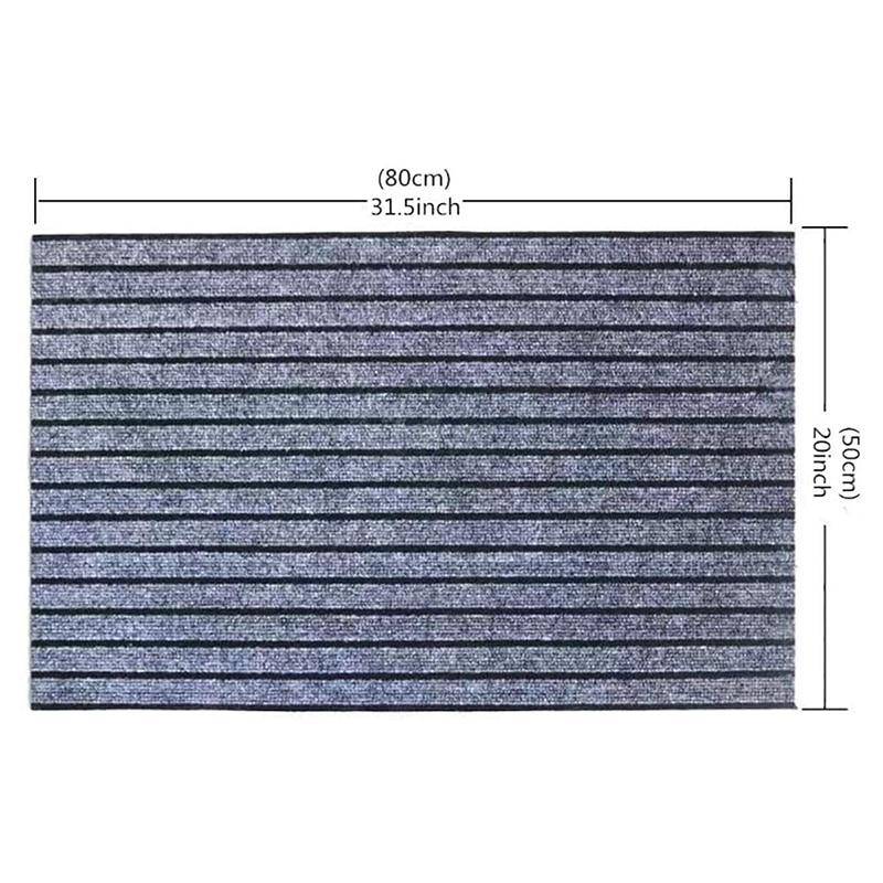 Paillasson rectangle gris rayé Durable - vue 3 sur 4