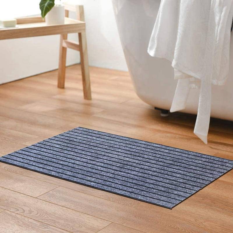 Paillasson rectangle gris rayé Durable - vue 4 sur 4