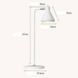 Lampe à poser design à LED avec tube en métal coloré et forme triangulaire Light - vue 8 sur 8
