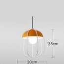 Suspension scandinave LED avec forme de citrouille colorée Hang