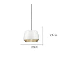 Suspension design à LED en métal coloré Lofy