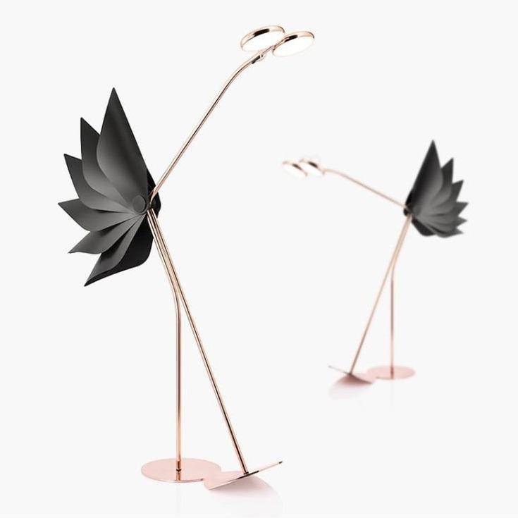 Lampadaire design LED en forme d'autruche Créative - vue 5 sur 5