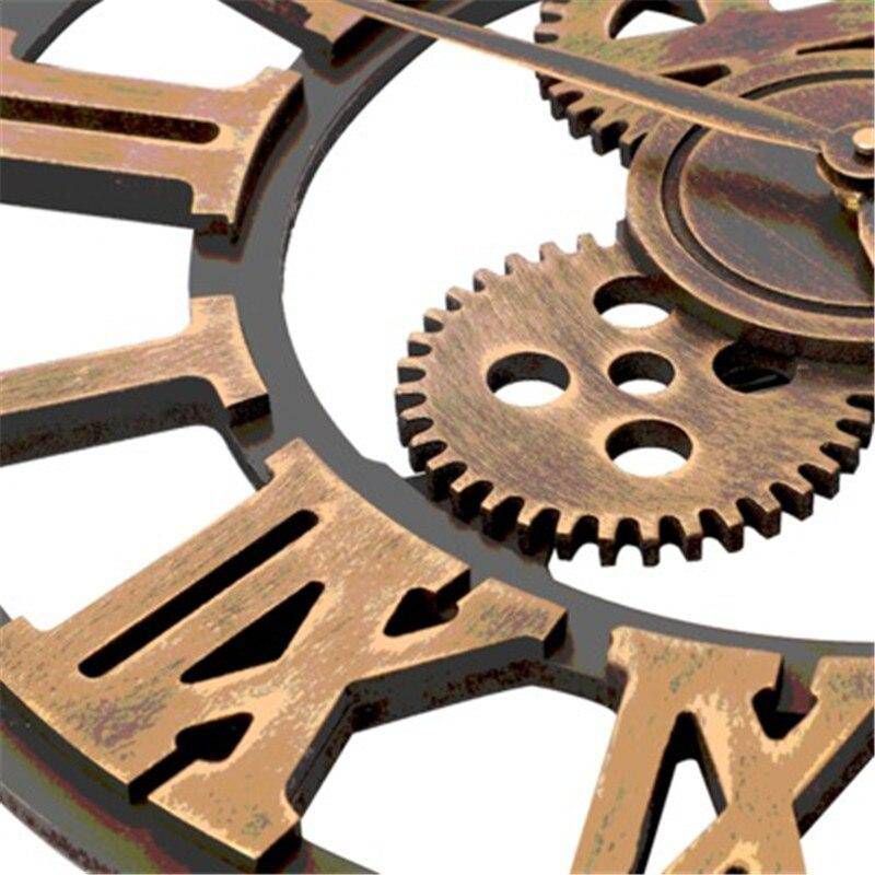 Horloge murale en métal vintage à chiffres romains ou digitaux Numeral - vue 5 sur 9