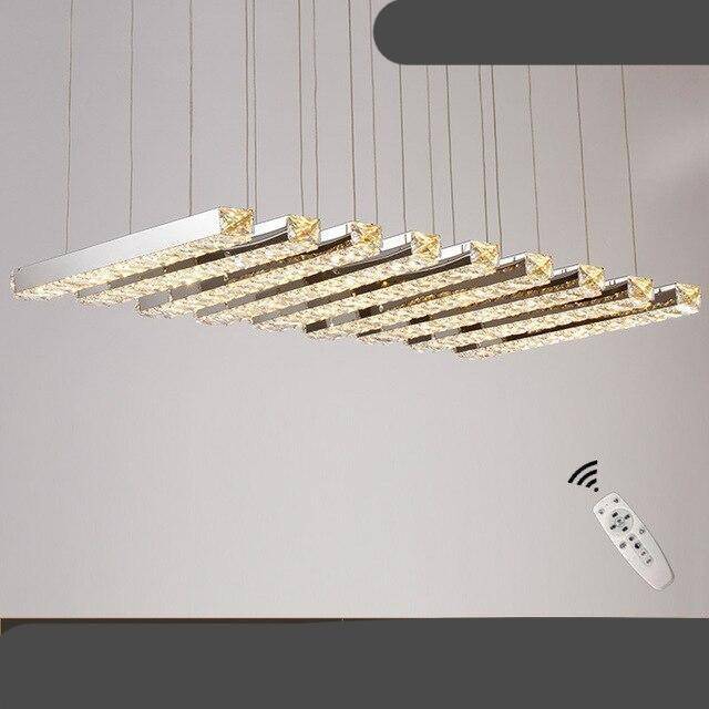 Design-Kronleuchter aus Kristallglas mit LED - vue 6 sur 8