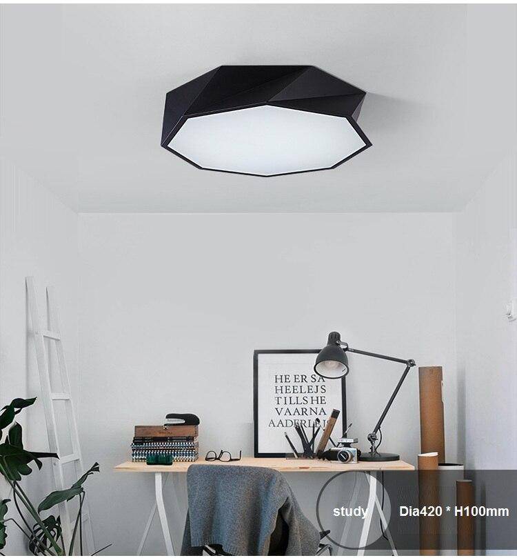 Plafonnier design LED géométrique diamant Bwart - vue 4 sur 5