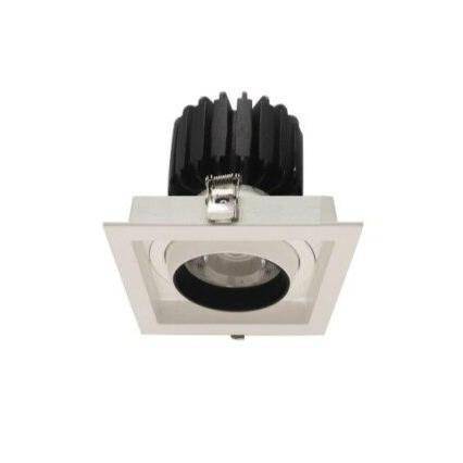 Spot moderne encastrable LED en aluminium - vue 8 sur 8