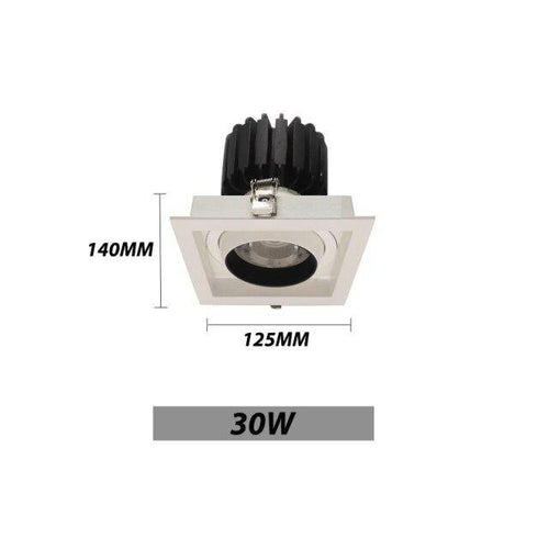 Spot moderne encastrable LED en aluminium
