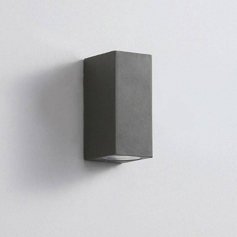 Applique murale moderne LED en cube noir Deco
