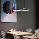 Suspension design LED avec abat-jour arrondi en métal Hang