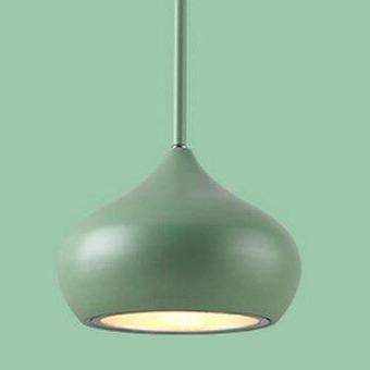 Suspension design à LED ovale de couleurs - vue 3 sur 10