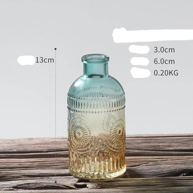 Vase en verre décoratif style scandinave