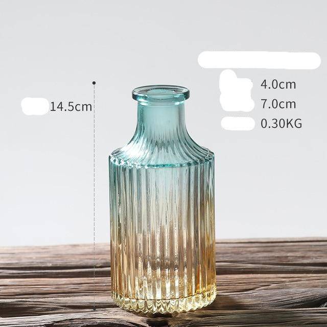 Vase en verre décoratif style scandinave