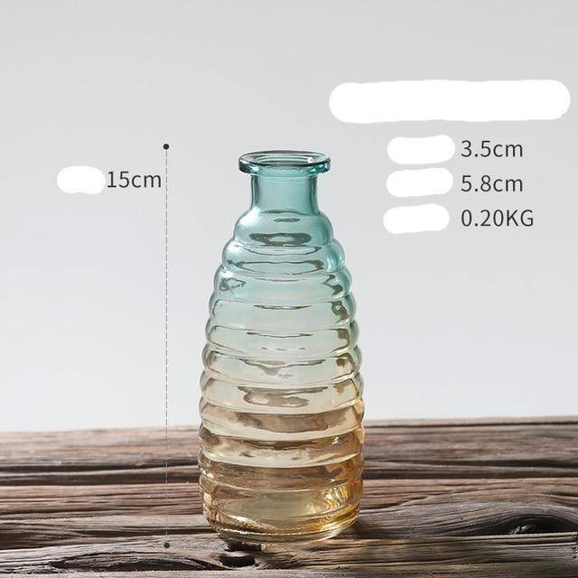 Vase en verre décoratif style scandinave