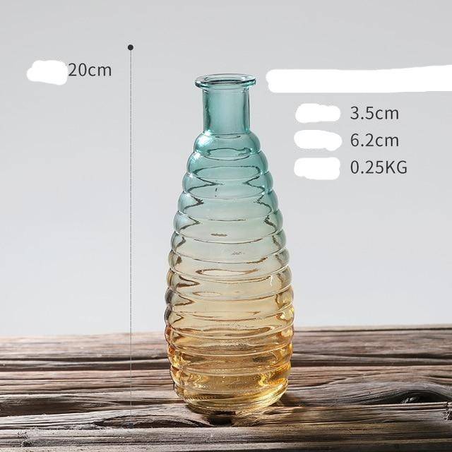 Vase en verre décoratif style scandinave