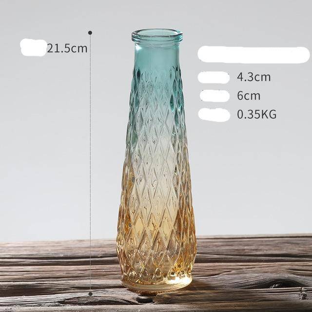Vase en verre décoratif style scandinave