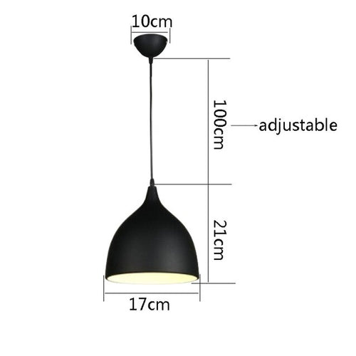 Suspension LED cône arrondi de couleurs Hanging - vue 8 sur 16