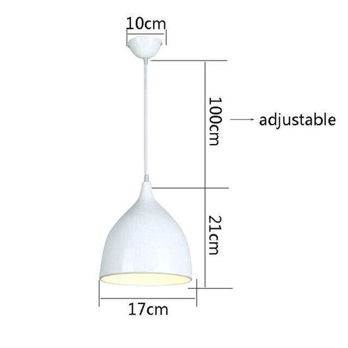 Suspension LED cône arrondi de couleurs Hanging - vue 15 sur 16