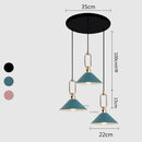 Suspension design LED conique moderne Many