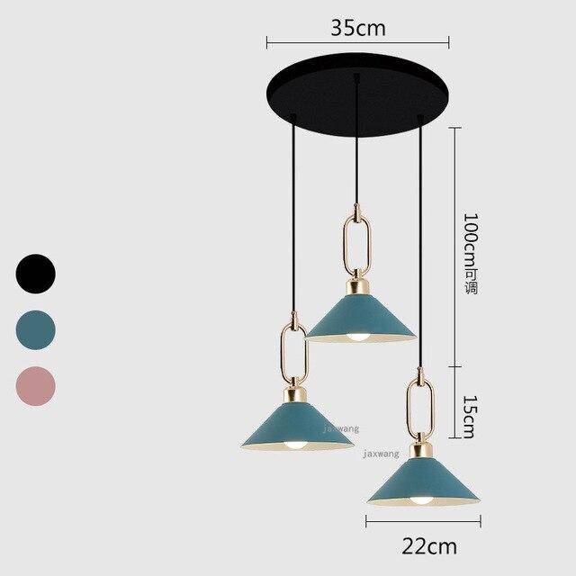 Suspension design LED conique moderne Many - vue 6 sur 12