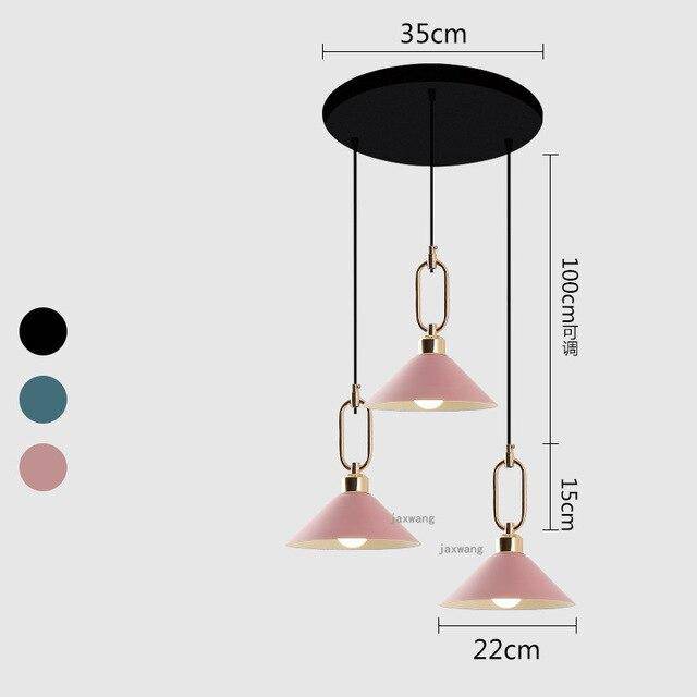 Suspension design LED conique moderne Many - vue 8 sur 12