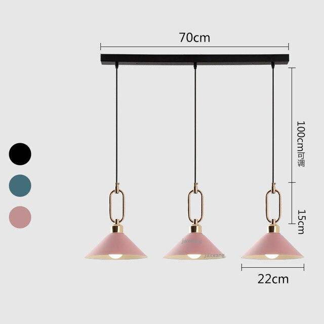 Suspension design LED conique moderne Many - vue 12 sur 12