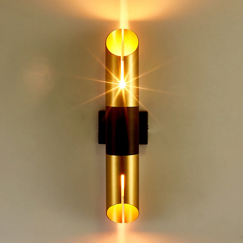 Applique murale à LED cylindrique doré Vera - vue 5 sur 8