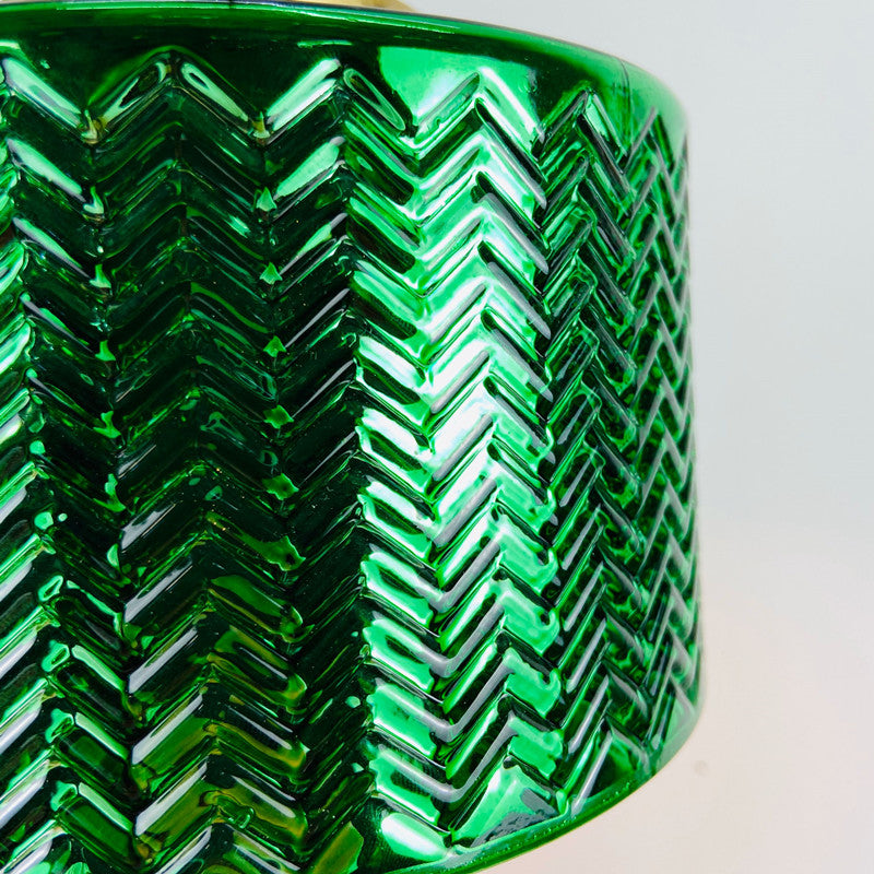 Suspension LED biforme vert et doré Dena - vue 9 sur 13