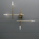 Applique murale moderne LED en métal avec tube luxury