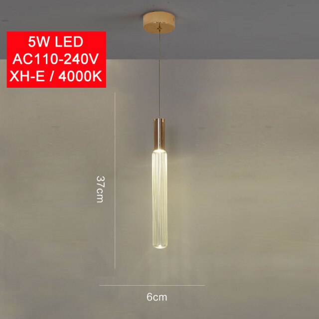 Suspension moderne LED avec différentes formes en verre Florina - vue 12 sur 34
