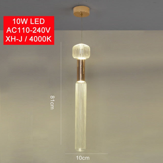 Suspension moderne LED avec différentes formes en verre Florina - vue 16 sur 34