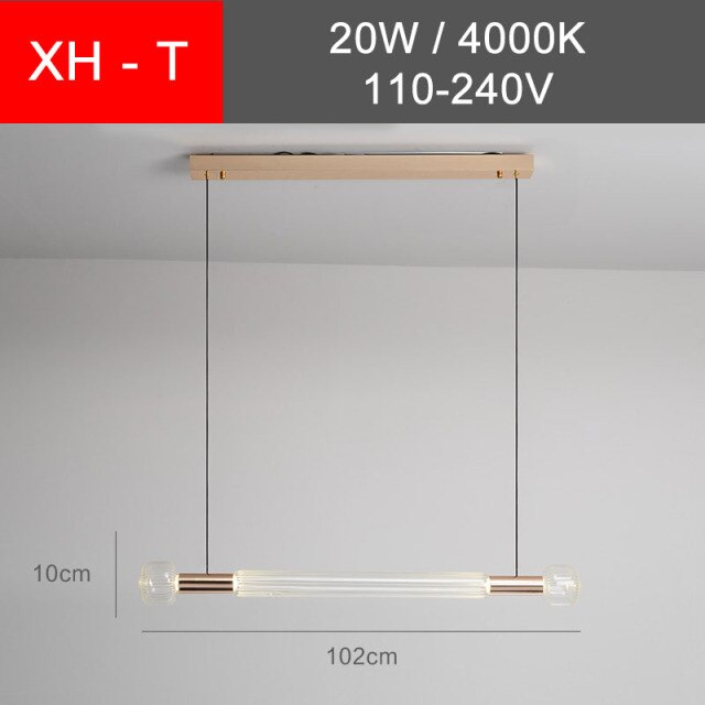 Suspension moderne LED avec différentes formes en verre Florina - vue 24 sur 34