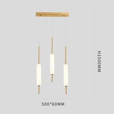 Lustre moderne avec plusieurs lumières suspendues Ritta