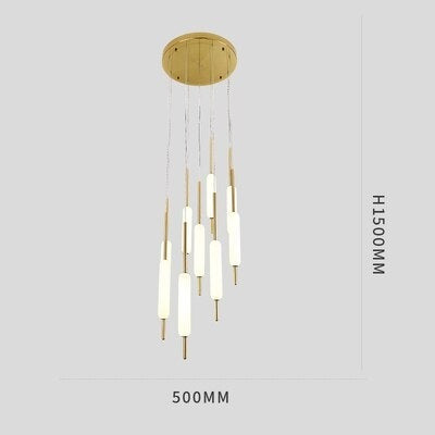 Lustre moderne avec plusieurs lumières suspendues Ritta