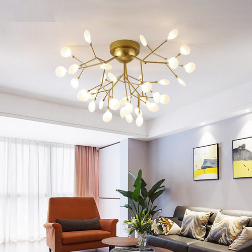 Lustre moderne LED en forme de branche lumineuse Shanna - vue 6 sur 9