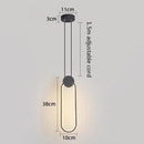 LED-Pendelleuchte Oryna im geometrischen, minimalistischen Design