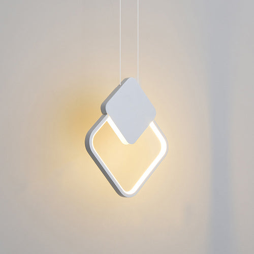 LED-Pendelleuchte Oryna im geometrischen, minimalistischen Design