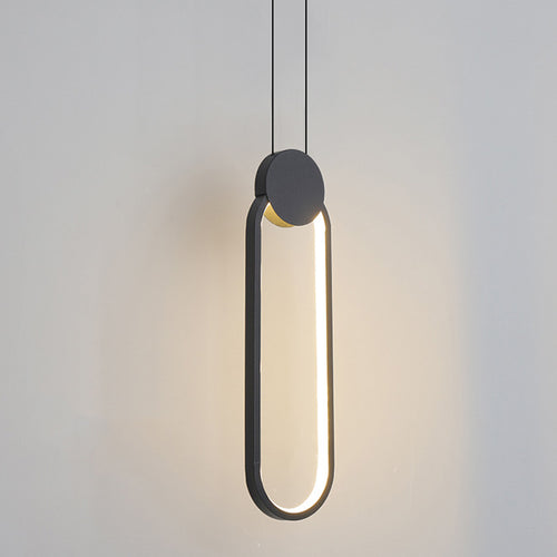 LED-Pendelleuchte Oryna im geometrischen, minimalistischen Design - vue 10 sur 19